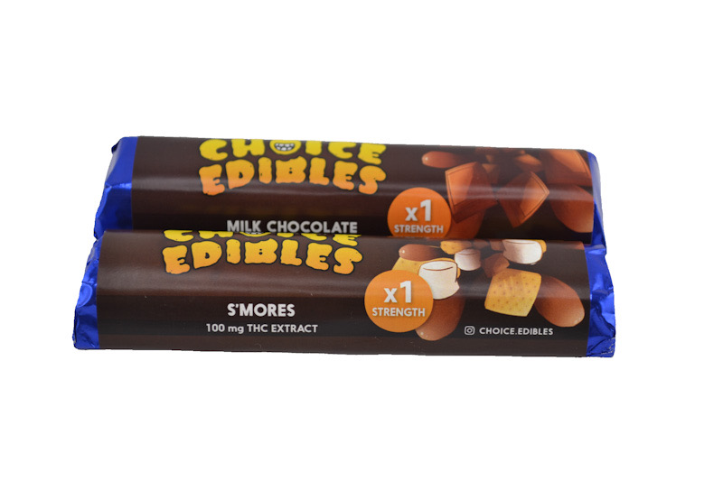 Choice Edibles THC Chocolate Bars 100mg
